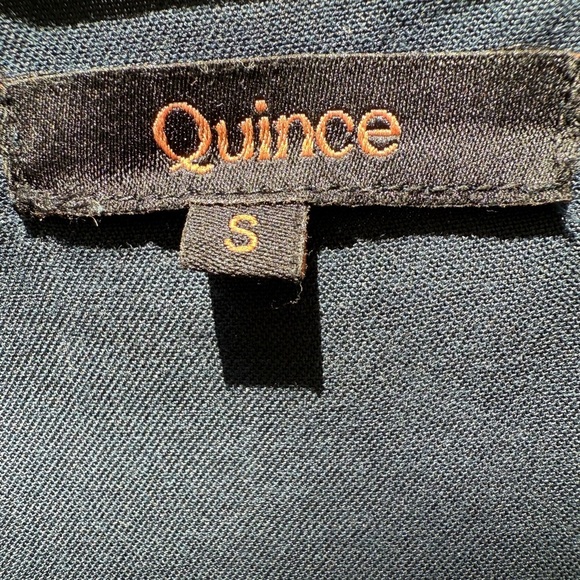 Quince Navy Blue Button-Down Dress - Picture 7 of 7